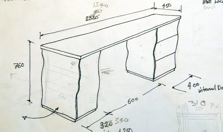 Furniture designed and built